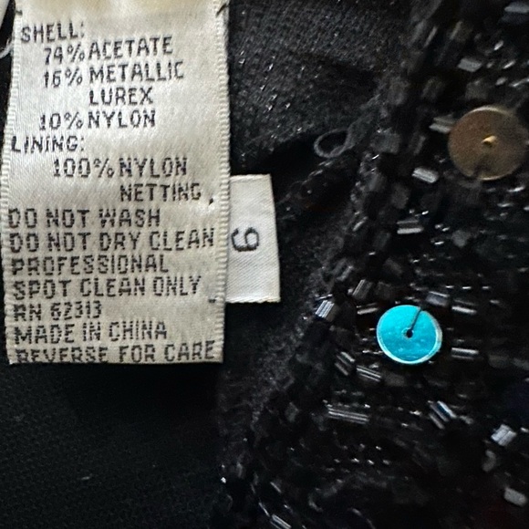 VINTAGE BLACKTIE OLEG CASSINI - Picture 10 of 10